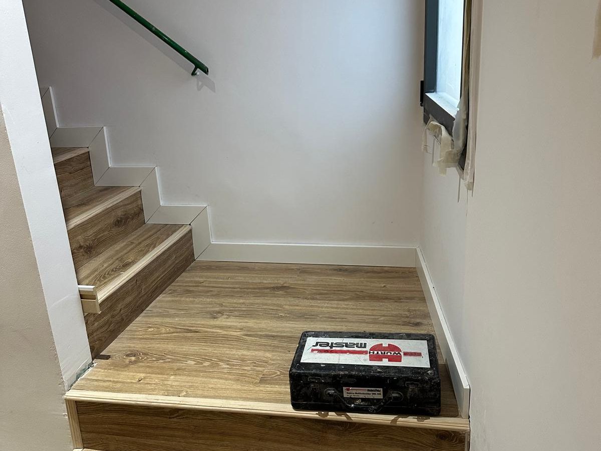 Escalera en obra